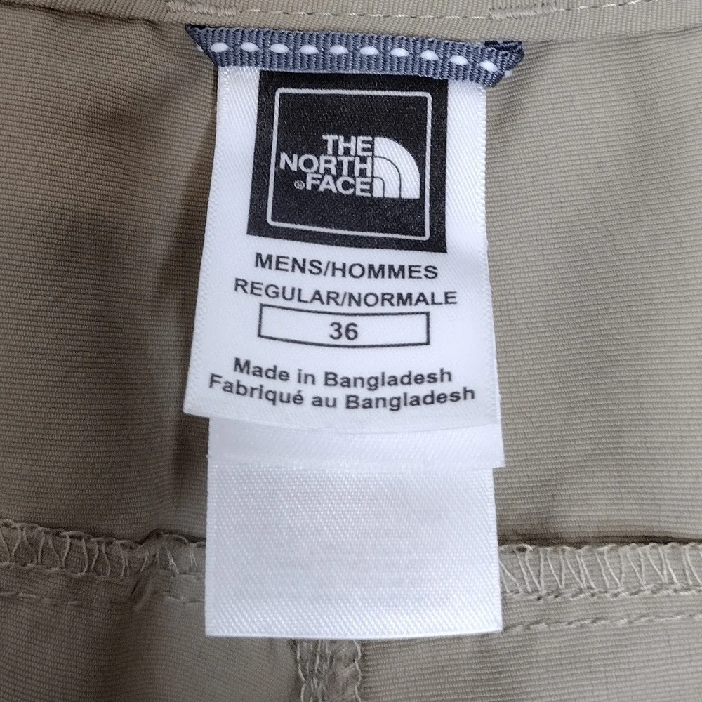 The North Face Sz 36 Khaki Nylon Outdoors Cargo Hiking Pants